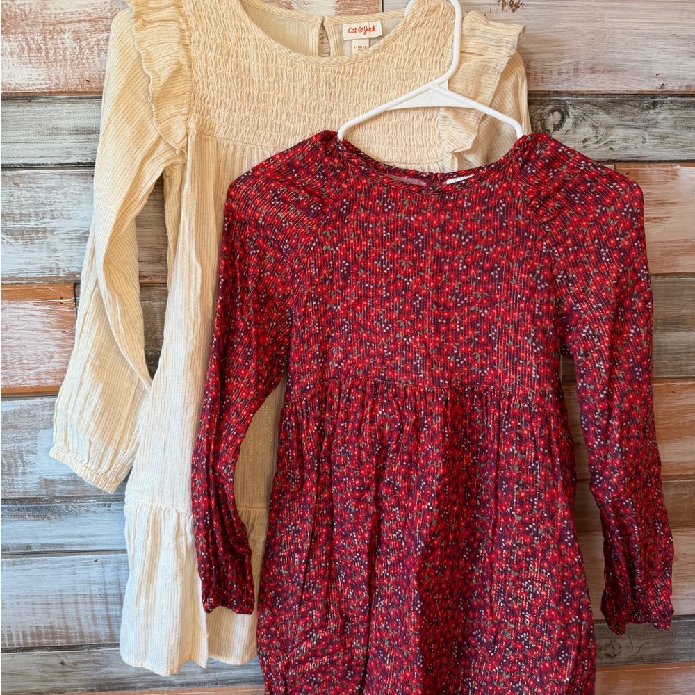 Cat & Jack 10/12 dress bundle